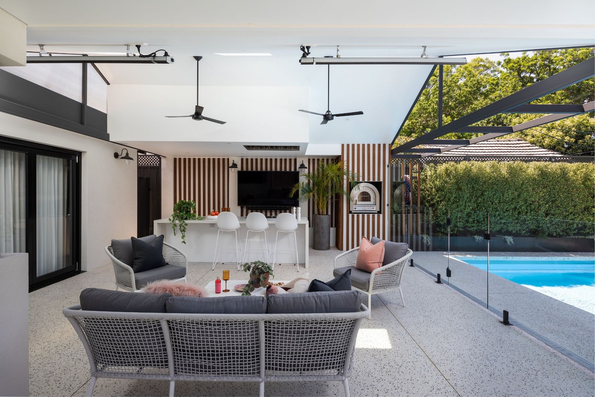 A back of outdoor furniture in north perth