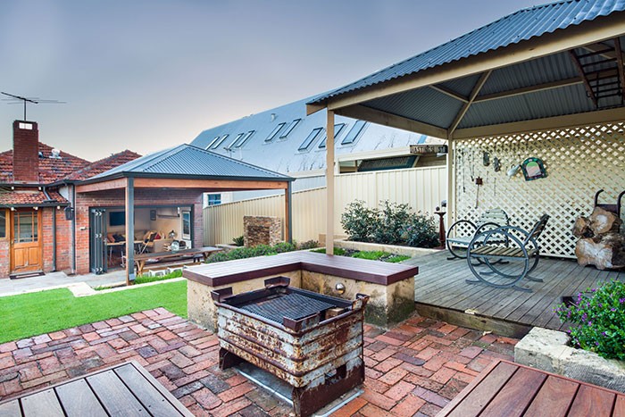 Pyramid Patio and landscaping by Revell Landscaping in Perth