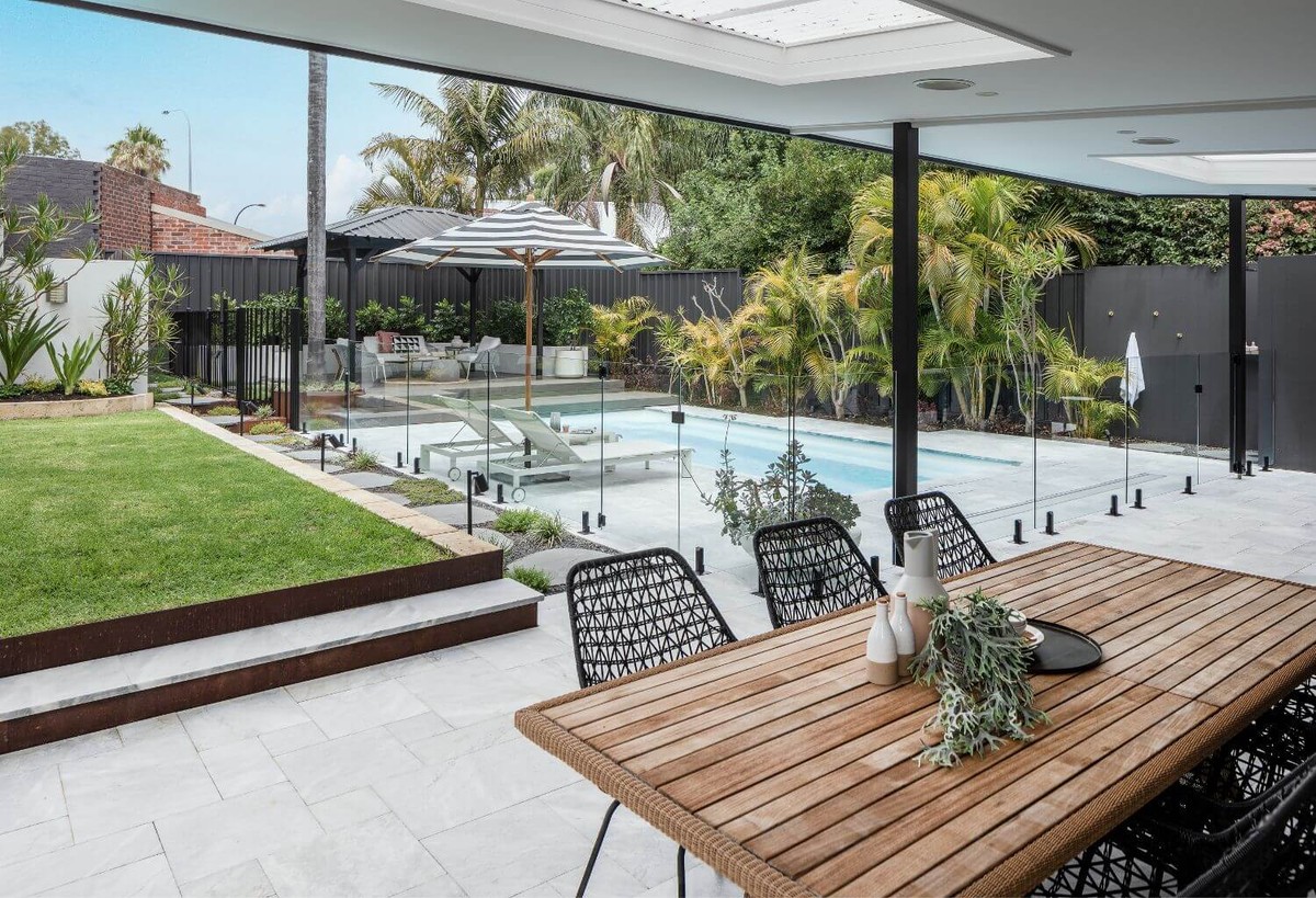 Entertainment-Centric Backyard Landscaping Perth